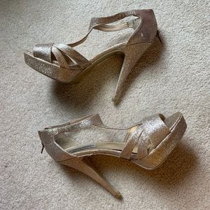 gold heels
